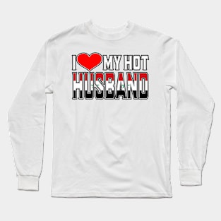 I Love My Hot Syrian Husband Long Sleeve T-Shirt